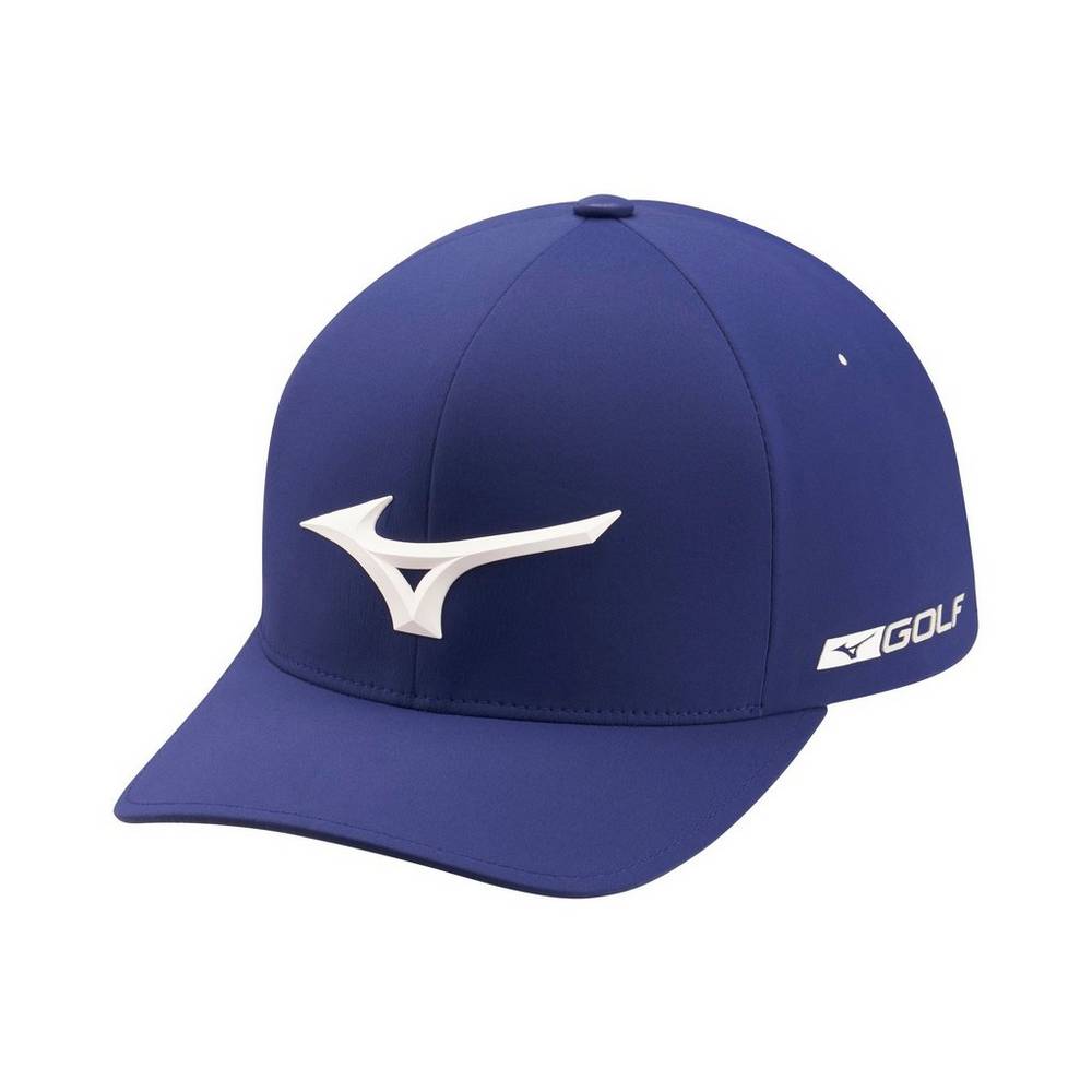 Mizuno Men's Tour Delta Fitted Hat Royal (260334-CIP)